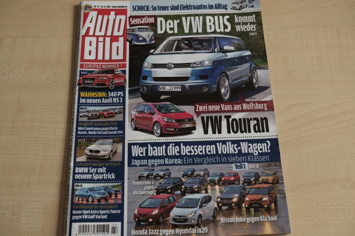 Deckblatt Auto Bild (47/2010)